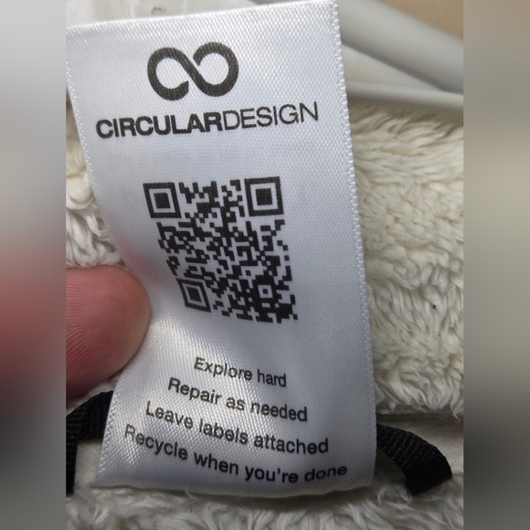 The North Face Osito Fleece Jacket Women's XL   LIKE NEW Off White - Picture 16 of 16